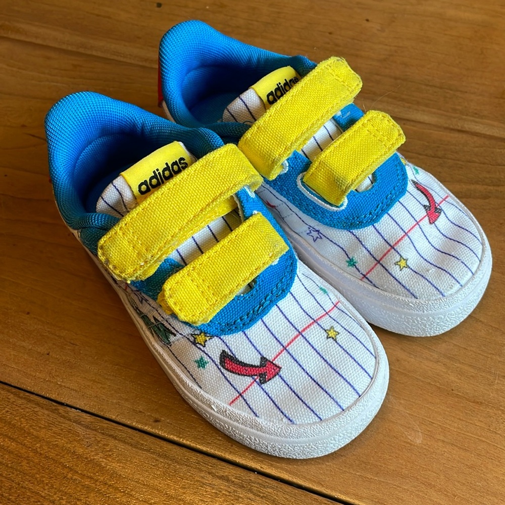 adidas Kids Sneakers - Blue, Yellow, White